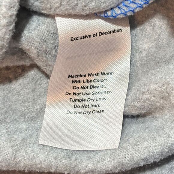 Eddie Bauer | Boys Pull Over Fleece Jacket Gray Blue 1/4 Zip Size M 10-12 - Picture 11 of 14